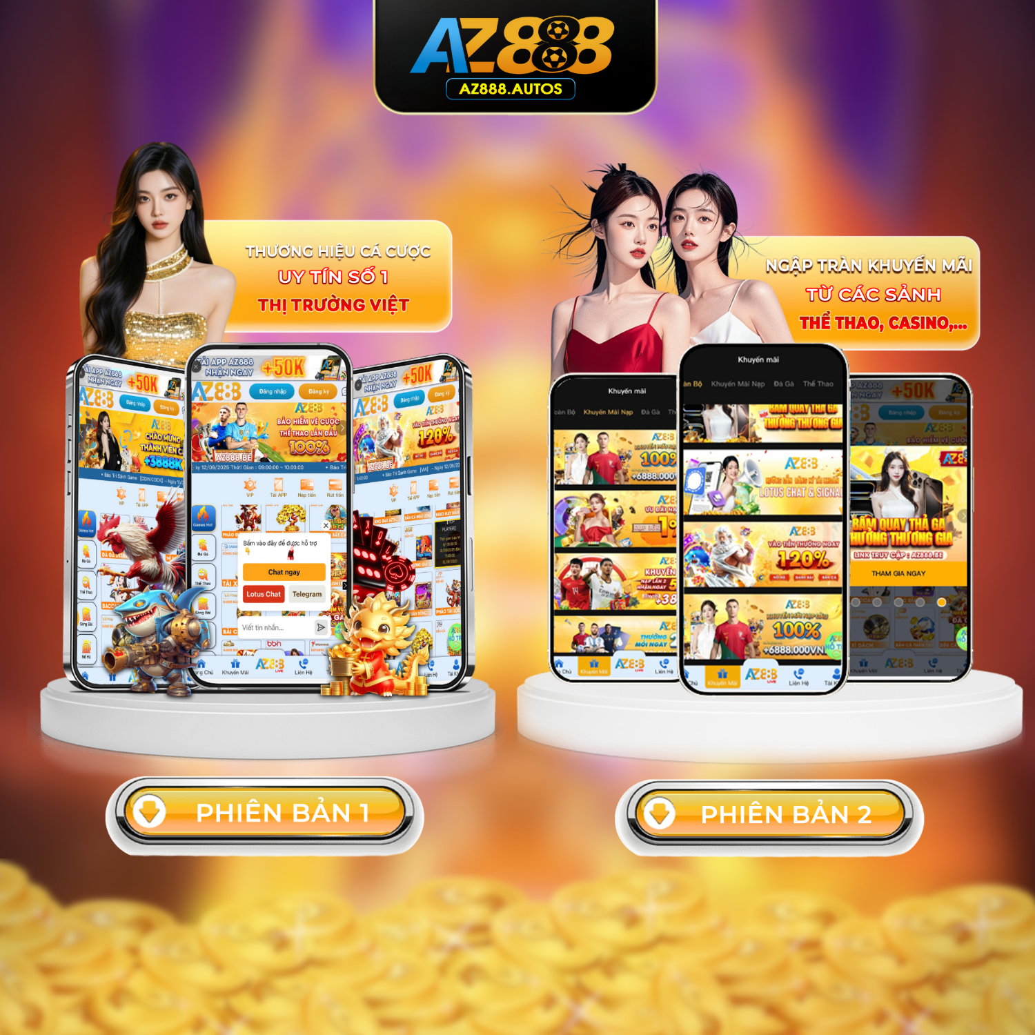 Az888 🎖️ Trang Giải Trí Trực Tuyến Top Đầu Việt Nam Năm 2025 3 Trang chủ chính thức nhà cái Az888 mới nhất năm 2025